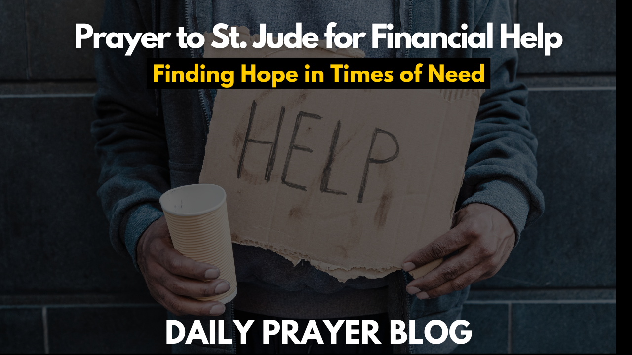 Most powerful Prayer to St Jude for Financial Help- DAILY PRAYER BLOG