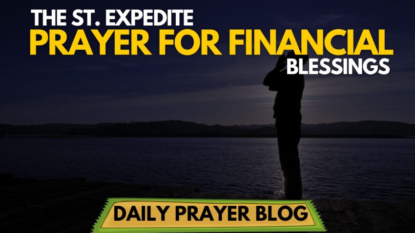 St. Expedite Prayer for Financial Blessings