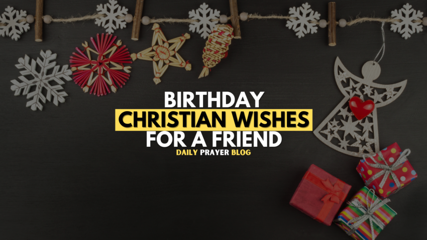 Birthday Christian Wishes for a Friend