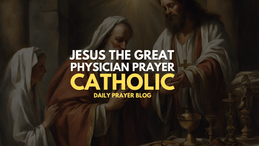 Jesus The Great Physician Prayer