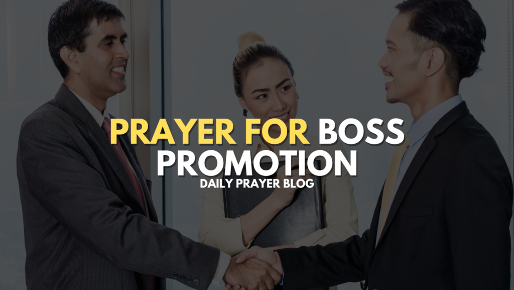 Prayer for Boss Promotion