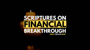 Scriptures on Financial Breakthrough