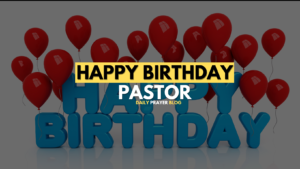 Happy Birthday Pastor