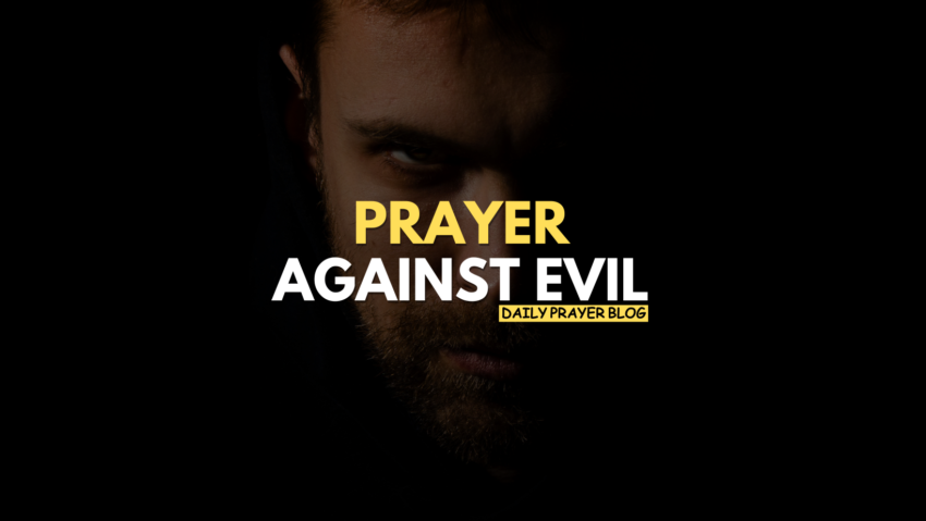 Prayer Against Evil
