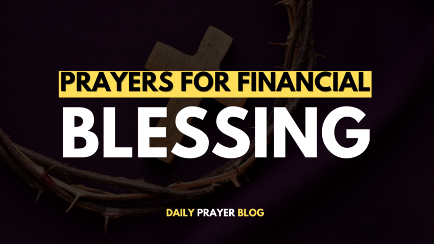 Prayer for Financial Blessing